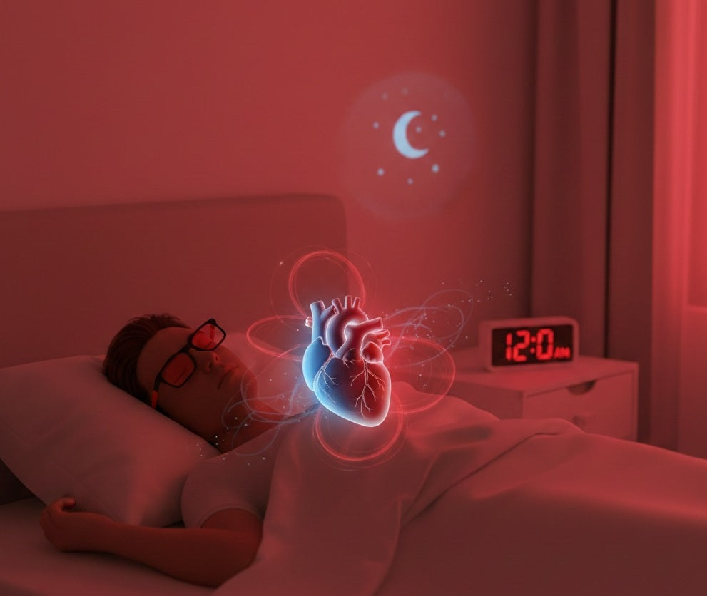 Cómo la Luz Azul Nocturna Impacta tu Corazón a Través del Sueño